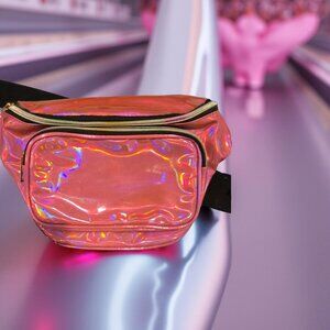 Iridescent Pink Fanny~ Pack /waist pack Large
